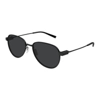 SAINT LAURENT Oval Sunglasses Men's Black