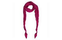 SAINT LAURENT Silk Scarves Women's Fuchsia
