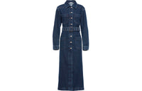 MIU MIU Long-Sleeved Dresses Women's Blue