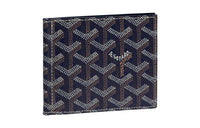 GOYARD Saint-Thomas Canvas With Leather Wallet Unisex Marine Blue