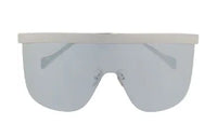 CELINE Metal Square Sunglasses Women's White