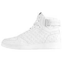 LOUIS VUITTON High-Top Skateboard Shoes Men's White