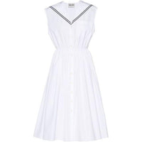 MIU MIU Sleeveless Dress Women's White