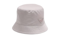PRADA Pre Owned 2000s Triangle logo Bucket Hat