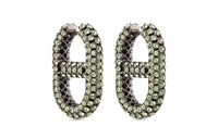 DIOR 30 Montaigne Earrings Women's Green