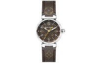LOUIS VUITTON Wrist Watch Quartz Movement Leather Watch Bands Multicolor Watch Dial Unisex QA070Z