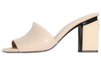 CHANEL Stylish Sandals Women's Deep Beige Black