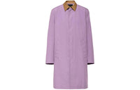PRADA Cotton Raincoat Coats Men's Purple