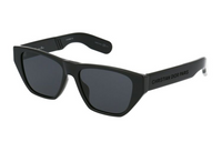 DIOR Acetate Irregular Shape Sunglasses Women's Black