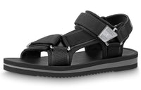LOUIS VUITTON Panama Fashion Sandal Men's Black