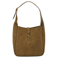 SAINT LAURENT Leather One Shoulder Handbags Women's Dark Color Pistachio