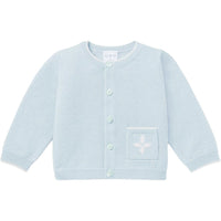 LOUIS VUITTON Sweater Kids' Apparel Pocket Cardigan Light Blue Infant And Toddler