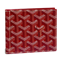 GOYARD Saint-Thomas Canvas With Leather Wallet Unisex Red