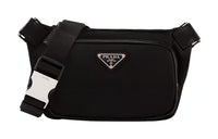 PRADA Fabric Sling Bag, Crossbody Bag, Shoulder Bag Medium Size Men's Black