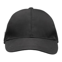 PRADA Recycled Nylon Baseball Caps Women's Black