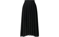 LOUIS VUITTON Embroidered Tulle Midi Skirt