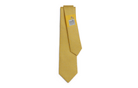 HERMES Ties Men's Ginger Yellow