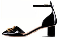 DIOR C'est Dior Chunky Heel High Heels 5cm Women's Black