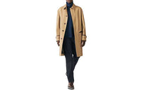 HERMES Trench Coats Men Camel