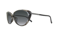 DIOR Plastic Irregular Shape Sunglasses Women's Black