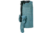 MIU MIU Sleeveless Dresses Women's Blue