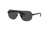PRADA Irregular Shape Sunglasses Men's Black