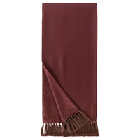Loro Piana Mulberry Silk Knit Scarves Men's Red Brown