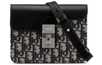 DIOR Cow Leather Messenger Bag Crossbody Bag Shoulder Bag Men's