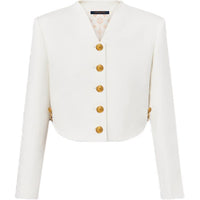 LOUIS VUITTON Chain Detail Cropped Jacket