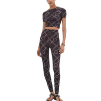 HERMES Leggings Women's Brown