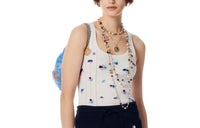 CHANEL 24 New Spring And Summer Arrivals Tank Tops Women's White