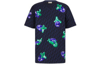 DIOR Quarterly New Products T-Shirts Men Navy