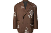 LOUIS VUITTON Business Suits Men Brown