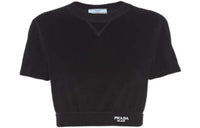 PRADA Crop Tops Women's Black