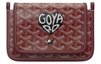 GOYARD Canvas With Leather Envelope Bag Crossbody Bag Shoulder Bag Unisex Red & Black Small Heart