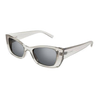 SAINT LAURENT Plastic Cat Eye Sunglasses Women's Gray