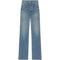 SAINT LAURENT SS25 Jeans Women's Blue