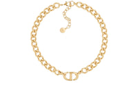 DIOR Classic CD Necklace Series Metal Necklaces Women's