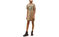 HERMES Short-Sleeved Dresses Women's Gobi Green