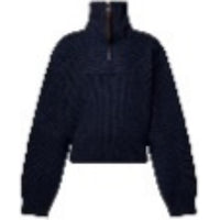 LOUIS VUITTON SKI Skiing Series FW24 Knitwear Women's Marine Blue