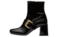 MIU MIU Ankle Boots 7.5cm Women's Black