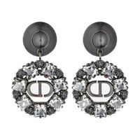 DIOR Metal Earrings Women's Gray
