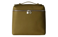 Loro Piana ExtraPocket Leather Tofu Bag Backpack Backpack Regular Women's Olive Green