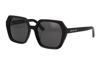 DIOR Irregular Shape Sunglasses Women's Black