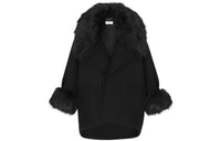 SAINT LAURENT FW22 Coat Women's Black