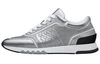 HERMES Low-Top Casual Shoes Women's Gray White