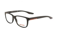 PRADA Plastic Rectangular Photochromic Frame Women's Black