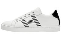 HERMES Avantage Casual Skateboard Shoes Women's White Black
