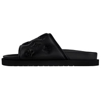 LOUIS VUITTON Miami Slide Slippers Men's Black