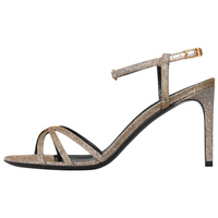 CELINE Strap Sandals Women's Gold
